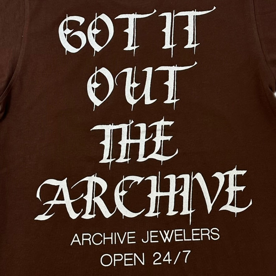 Wrist Bling Tee - Brown (HEAVY)
