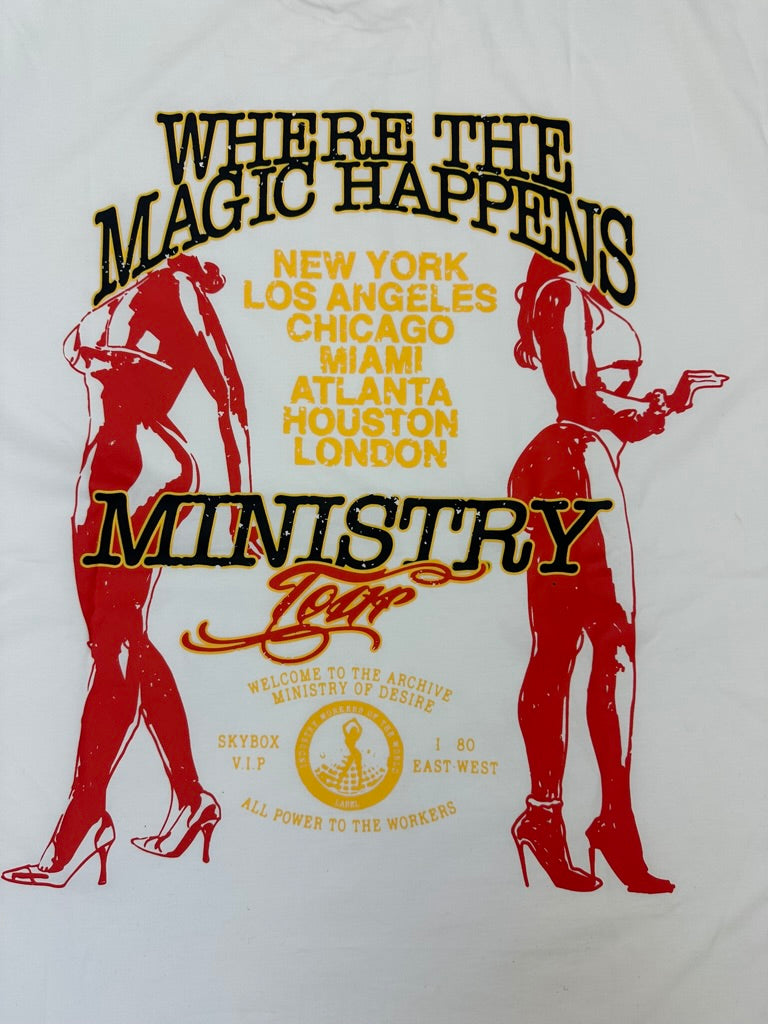 Magic Tour Tee - White