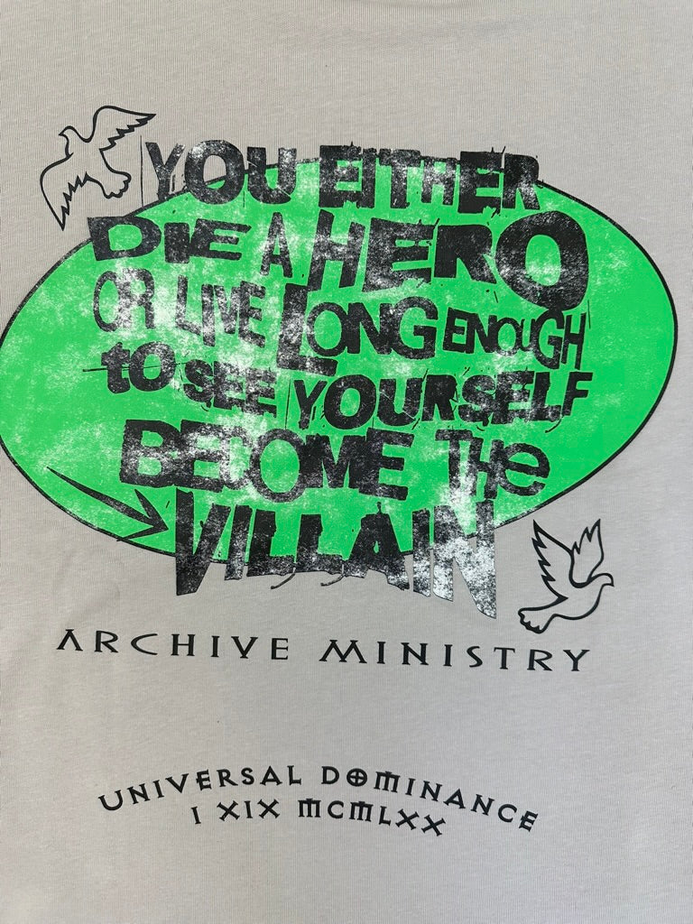 Villain Tee - Gray (Heavy)