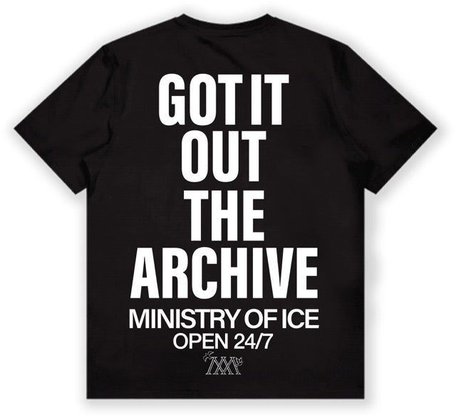 Ministry Of Ice Tee - Black