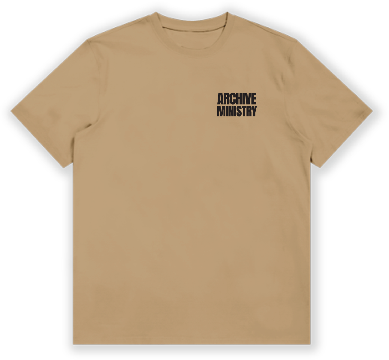 Cathedral Tee - Vintage Gold (Heavy Weight)