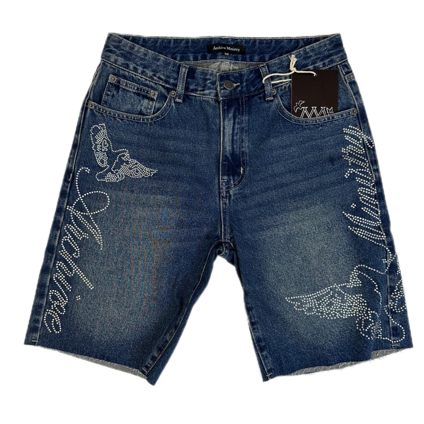 ARCHIVE MINISTRY TWO TIME STUDDED JORT - INDIGO