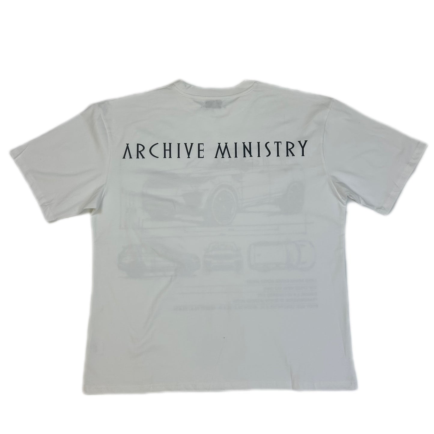 ARCHIVE MINISTRY ROVER TEE - WHITE