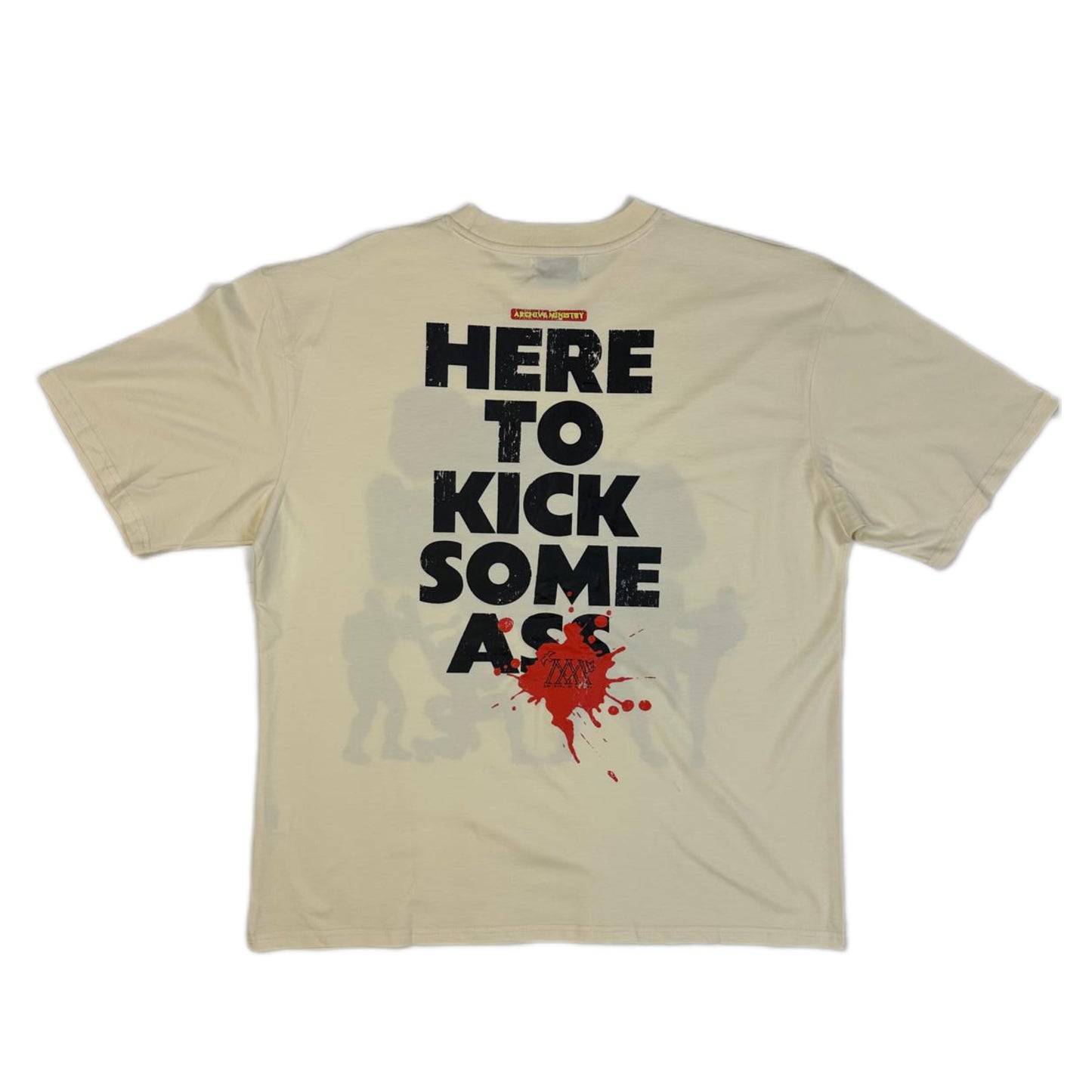ARCHIVE MINISTRY ARCADE TEE - CREAM