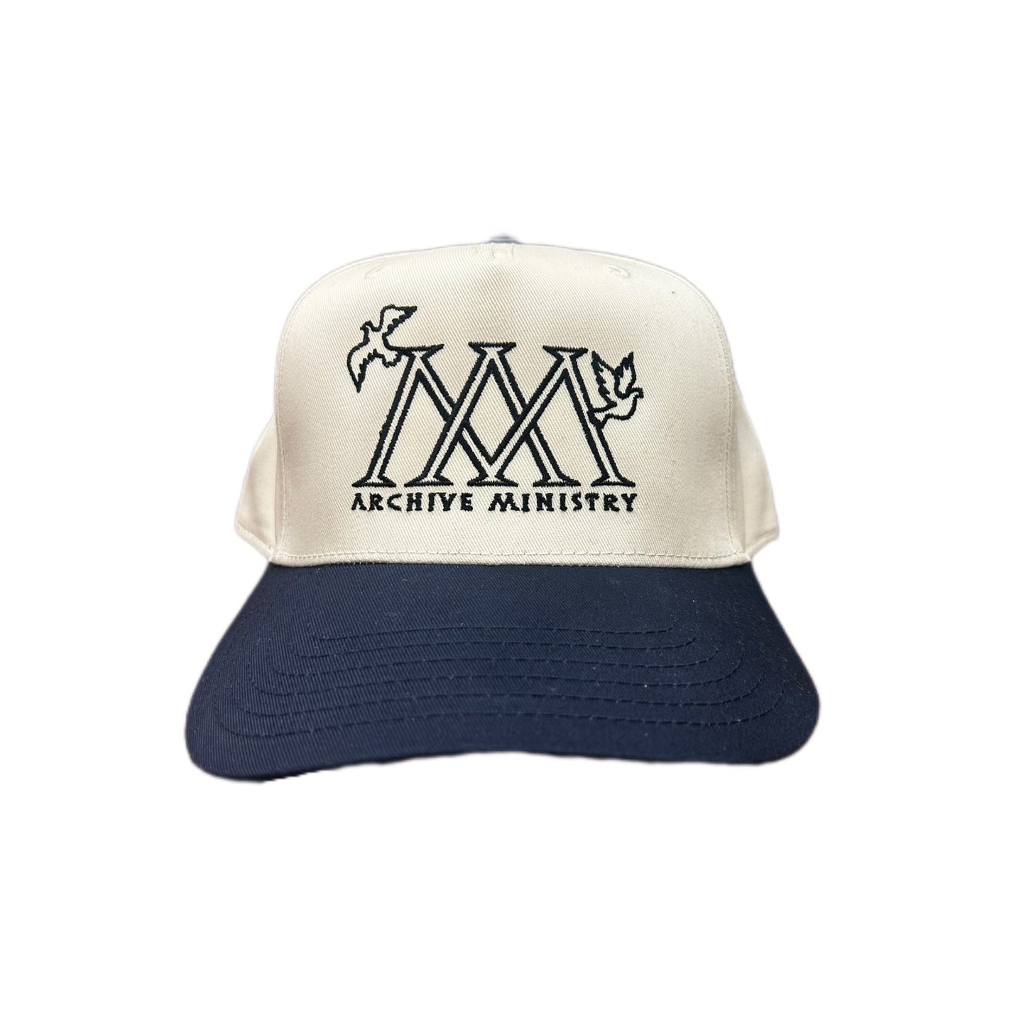 PRIMARY SOURCE 5 PANEL LOW PROFILE CAP - NAVY/WHITE