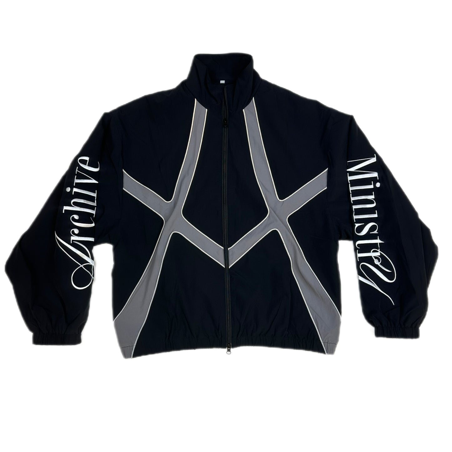 AM TRON 3M TRACK JACKET - BLACK