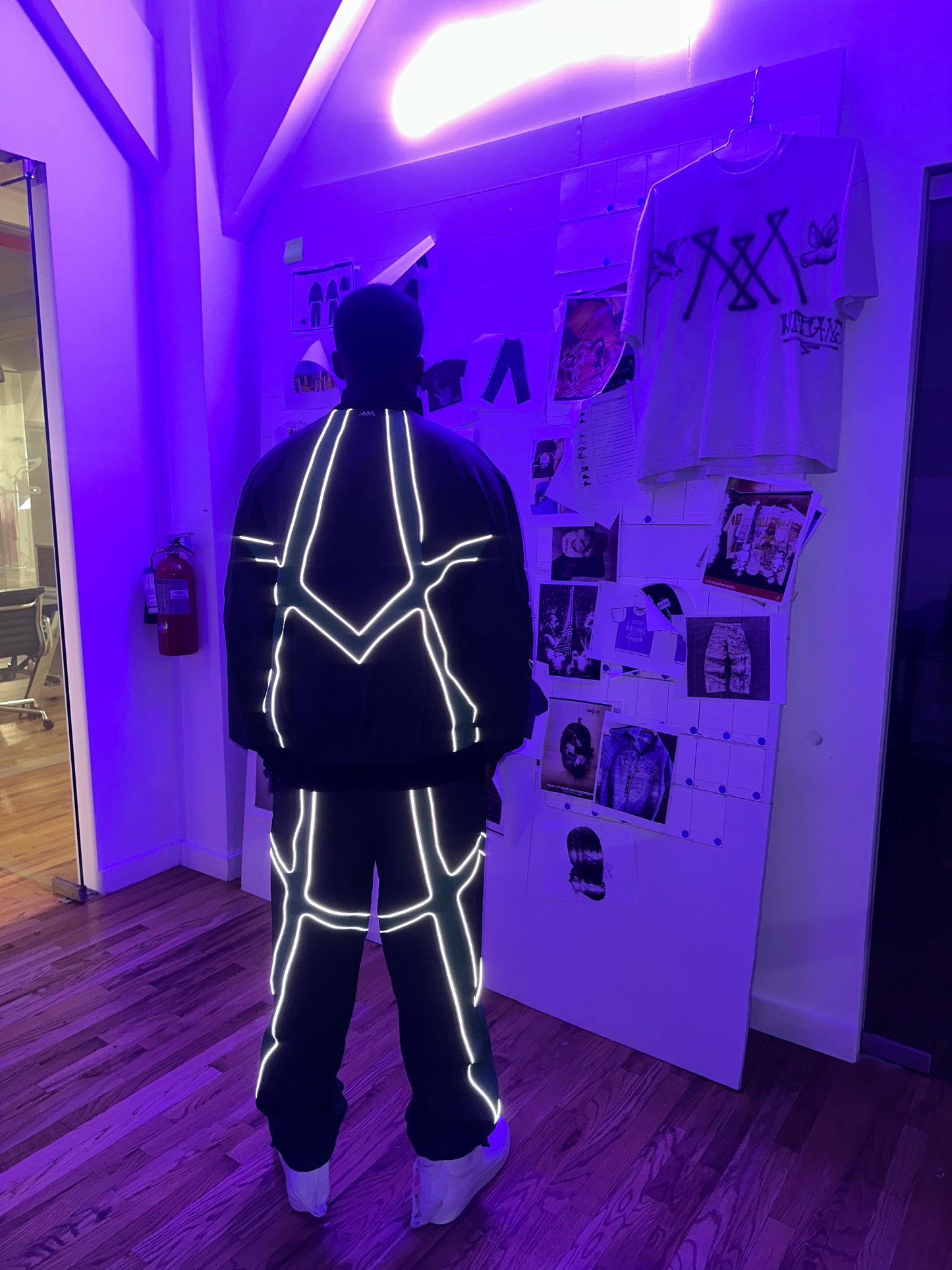 AM TRON 3M TRACK PANT - GREEN