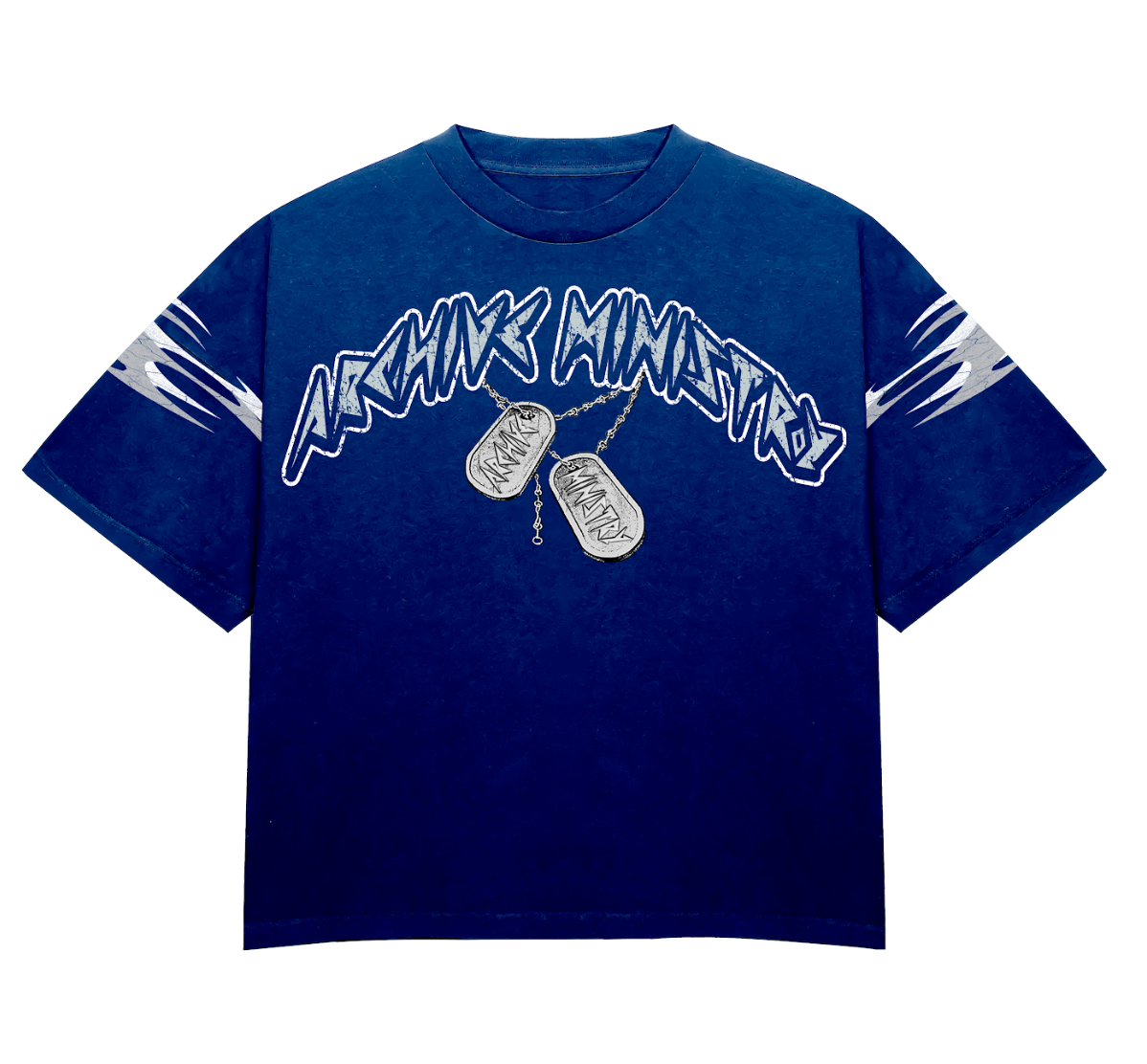 AM TAGS TEE - BLUE