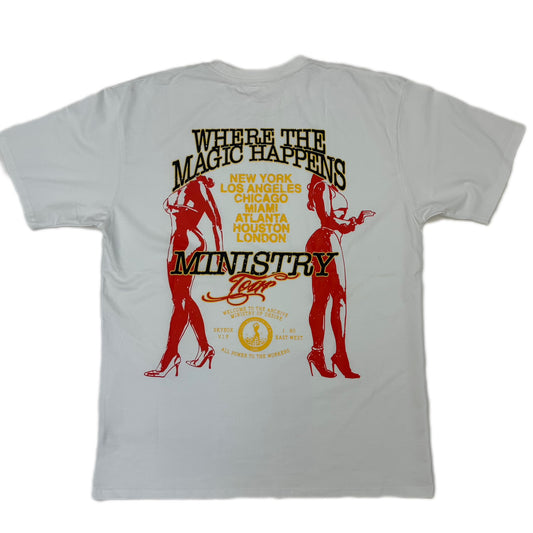 Magic Tour Tee - White