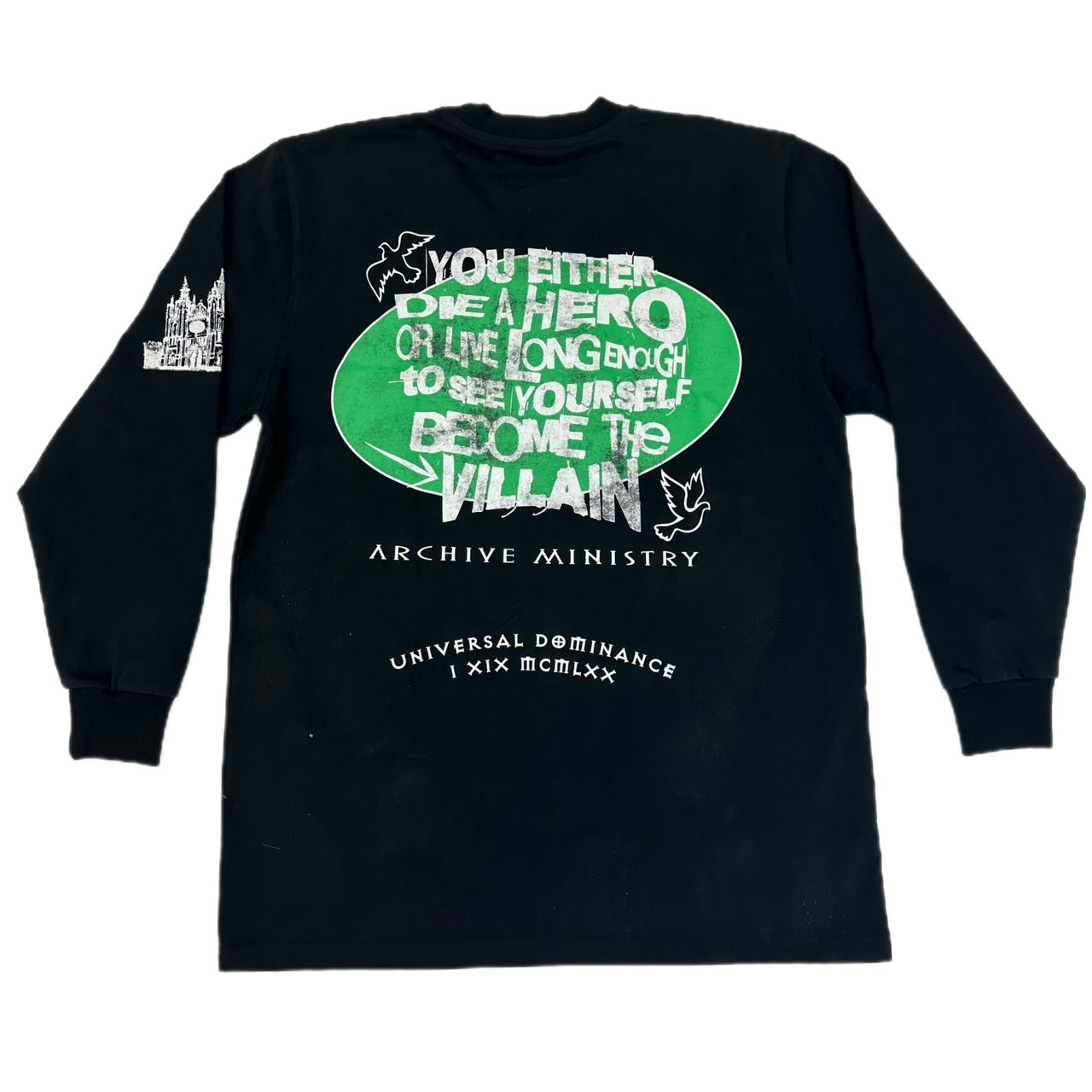 Villain Long Sleeve Tee - Black