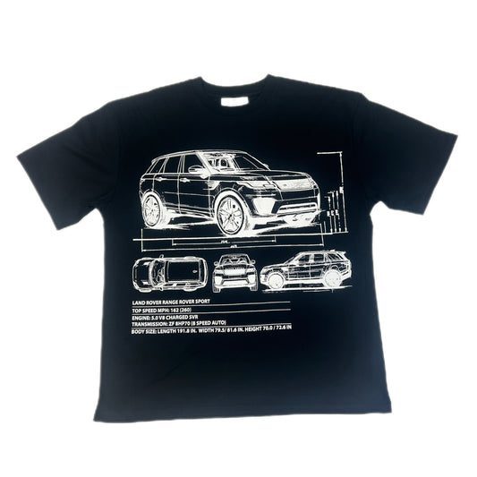ARCHIVE MINISTRY ROVER TEE - BLACK