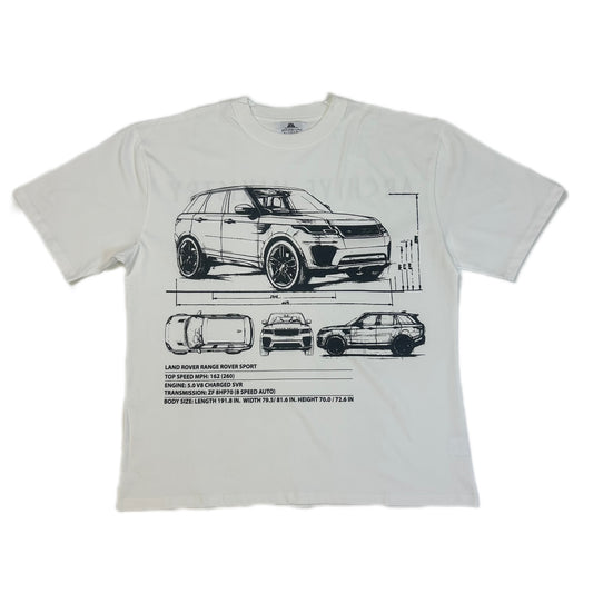 ARCHIVE MINISTRY ROVER TEE - WHITE