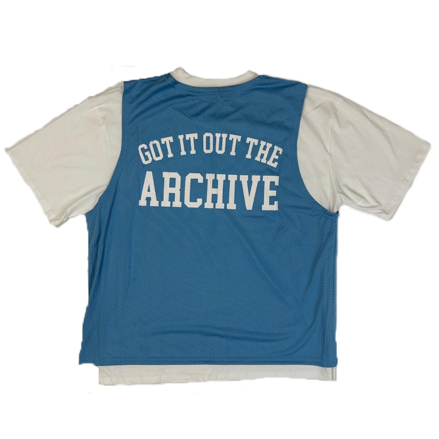ARCHIVE MINISTRY iLL AND ALL JERSEY TEE - BABY BLUE