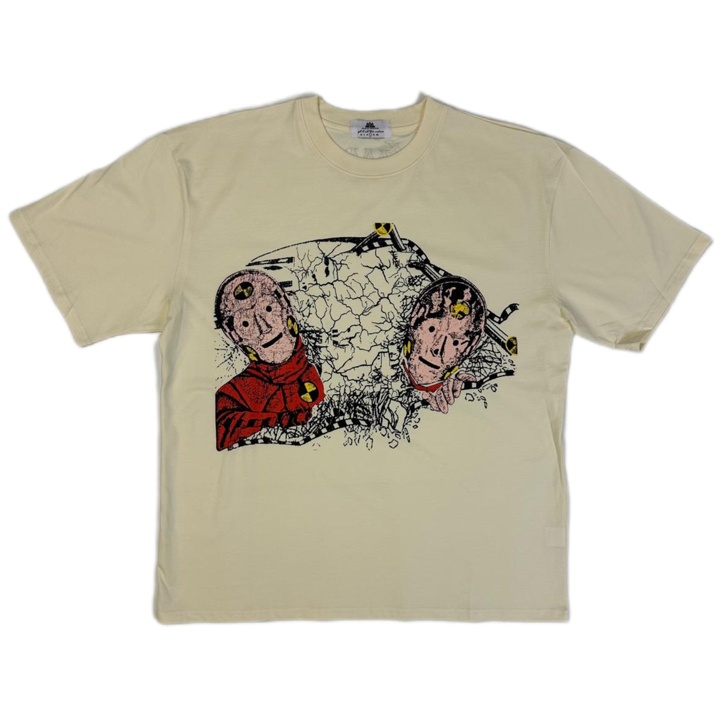 ARCHIVE MINISTRY CRASH OUT TEE - EGGSHELL