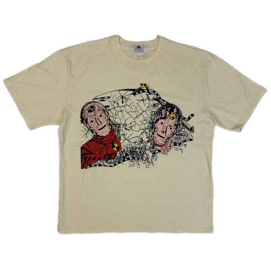 ARCHIVE MINISTRY CRASH OUT TEE - EGGSHELL