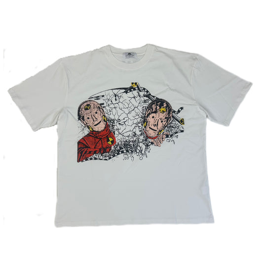 ARCHIVE MINISTRY CRASH OUT TEE - WHITE